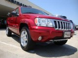 2004 Inferno Red Pearl Jeep Grand Cherokee Limited 4x4 #33538941