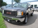 2010 Carbon Black Metallic GMC Sierra 1500 Regular Cab #33549141