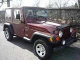 2002 Sienna Red Pearl Jeep Wrangler Sport 4x4 #3342314