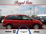2007 Inferno Red Crystal Pearl Dodge Caravan SXT #33605894