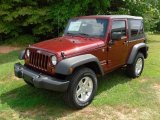 2010 Red Rock Crystal Pearl Jeep Wrangler Sport 4x4 #33606748