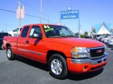 2006 Fire Red GMC Sierra 1500 SLE Extended Cab #3343481