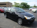 2010 Ebony Black Ford Focus SE Sedan #33606023