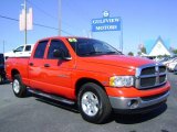 2005 Flame Red Dodge Ram 1500 SLT Quad Cab #3343485