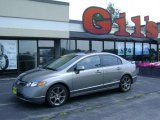 2007 Galaxy Gray Metallic Honda Civic Si Sedan #33673220