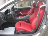 2010 Infiniti G 37 S Anniversary Edition Coupe Monaco Red Interior