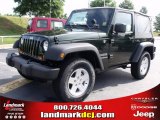 2010 Natural Green Pearl Jeep Wrangler Sport 4x4 #33673320