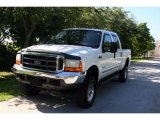 2000 Oxford White Ford F250 Super Duty Lariat Crew Cab 4x4 #33673432