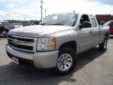 2007 Silver Birch Metallic Chevrolet Silverado 1500 LT Extended Cab 4x4 #33744469