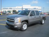 2008 Graystone Metallic Chevrolet Silverado 1500 LT Crew Cab #33745007