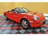 2002 Torch Red Ford Thunderbird Premium Roadster #33745034