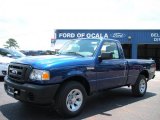 2010 Vista Blue Metallic Ford Ranger XL Regular Cab #33744590