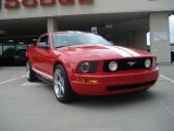 2005 Torch Red Ford Mustang V6 Deluxe Coupe #33745080