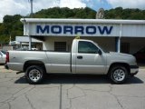 2006 Silver Birch Metallic Chevrolet Silverado 1500 Work Truck Regular Cab 4x4 #33802301