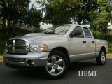 2005 Bright Silver Metallic Dodge Ram 1500 SLT Quad Cab #33802657