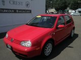 2003 Tornado Red Volkswagen Golf GLS 4 Door #33802039