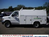 2010 Oxford White Ford E Series Cutaway E350 Commercial Utility #33802152