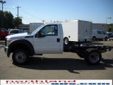 2011 Oxford White Ford F550 Super Duty XL Regular Cab 4x4 Chassis #33802154
