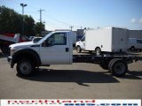 2011 Oxford White Ford F550 Super Duty XL Regular Cab 4x4 Chassis #33802156