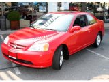 2003 Rallye Red Honda Civic EX Coupe #33802243