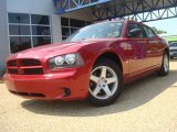 2008 Inferno Red Crystal Pearl Dodge Charger SE #33802255