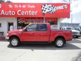 2001 Bright Red Ford F150 XLT SuperCrew 4x4 #33802559