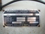 1967 International Scout 800 Soft Top Info Tag