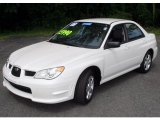 2007 Satin White Pearl Subaru Impreza 2.5i Sedan #33881935