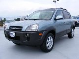 2005 Alpine Frost Light Blue Hyundai Tucson LX V6 #33882534