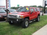2007 Victory Red Hummer H3  #33882567