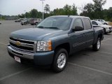 2010 Blue Granite Metallic Chevrolet Silverado 1500 LT Crew Cab 4x4 #33882665