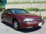 2002 Dark Carmine Red Metallic Chevrolet Impala LS #33882779