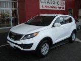 2011 Clear White Kia Sportage LX #33923332