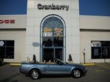 2007 Windveil Blue Metallic Ford Mustang V6 Deluxe Convertible #33935626