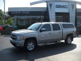 2008 Silver Birch Metallic Chevrolet Silverado 1500 LTZ Crew Cab 4x4 #33935711