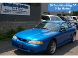 1998 Bright Atlantic Blue Ford Mustang GT Coupe #33935748