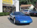 Quasar Blue Metallic Chevrolet Corvette in 1993