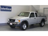 2002 Silver Frost Metallic Ford Ranger XLT SuperCab 4x4 #33935983