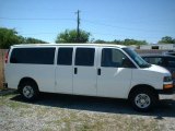 2009 Summit White Chevrolet Express 3500 Extended Passenger Van #33936004