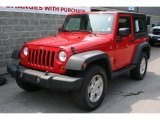 2008 Flame Red Jeep Wrangler X 4x4 #33987567