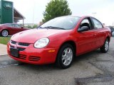 2005 Flame Red Dodge Neon SXT #34094899