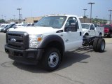 2011 Oxford White Ford F550 Super Duty XL Regular Cab Chassis #34095787