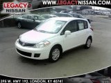 2011 Fresh Powder White Nissan Versa 1.8 S Hatchback #34094946