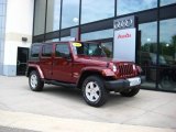 2010 Red Rock Crystal Pearl Jeep Wrangler Unlimited Sahara 4x4 #34095239