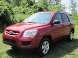 2010 Volcanic Red Kia Sportage LX #34095999