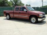 1999 Dark Carmine Red Metallic Chevrolet Silverado 1500 LS Extended Cab #34095359