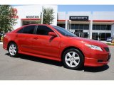 2007 Barcelona Red Metallic Toyota Camry SE V6 #34167621