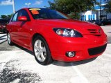 2006 Velocity Red Mica Mazda MAZDA3 s Touring Hatchback #34167650
