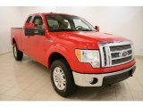 2009 Bright Red Ford F150 Lariat SuperCab 4x4 #34168477