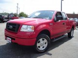 2007 Bright Red Ford F150 STX SuperCab 4x4 #34167682